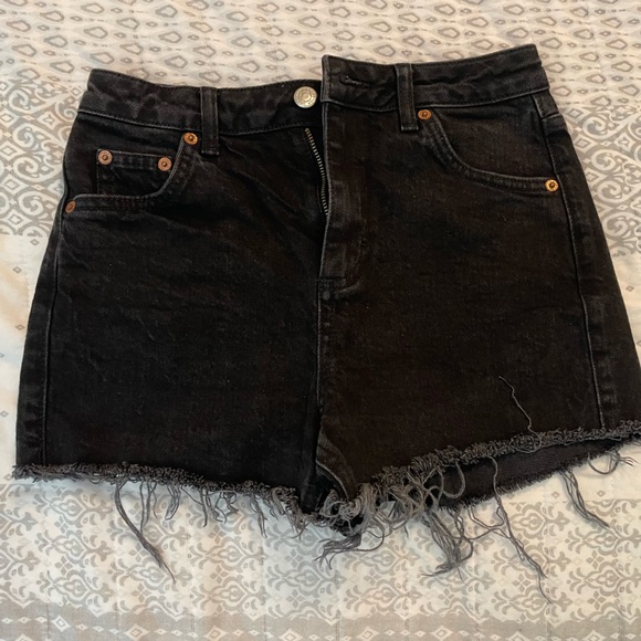 Topshop Pants - Topshop High Waist Mom Cutoff Shorts